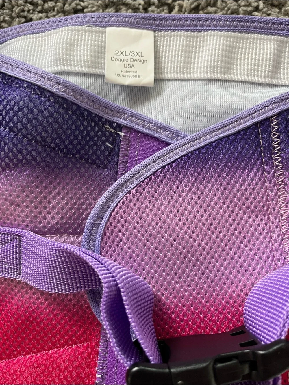 Pink & Purple Mesh Dog Harness